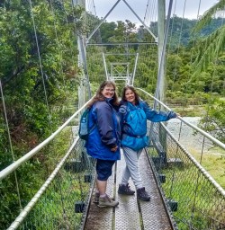 Pororari Loop track swing bridge