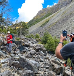 Rocky ascent Angelus Circuit