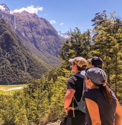 Routeburn track valley, Otago New Zealand