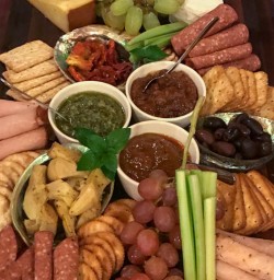 Snack at Martins Bay Lodge, Fiordland New Zealand