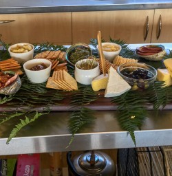 Snack at Martins Bay Lodge, Fiordland New Zealand