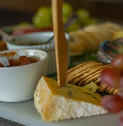 Snack at Martins Bay Lodge, Fiordland New Zealand