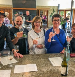 Wine tasting at Wairau river, Marlborough New Zealand