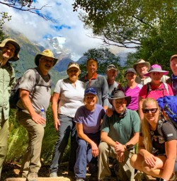 9. Group picture on the Hollyford Track