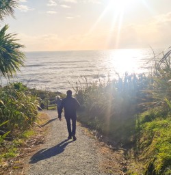 9. Guests walking Cape Foulwind trail
