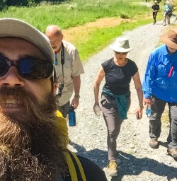 9. Guide and guests Pororari River Track