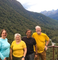 9. Happy guests at lookout Milford Sound