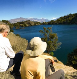 9. Views of Arethusa Pools on Mou Waho