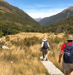 Walking the Arthurs Pass National Park, Canterbury New Zealand