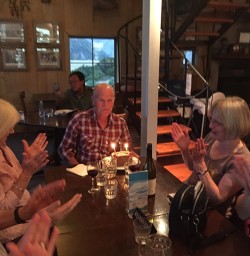 Birthday celebration in Mt Cook