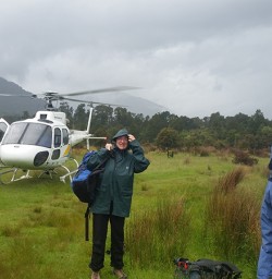 Helicopter into Fiordland National Park