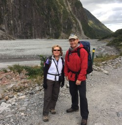 HIking up to Fox Glacier