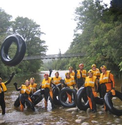After rafting the Nile River