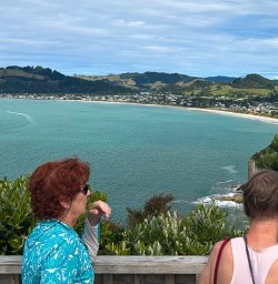 Group of guests enjoying the Coromandel Cove 210125