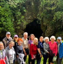 Group of guestts at Waitomo Caves 210125
