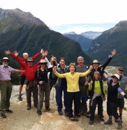 The view from Routeburn Falls