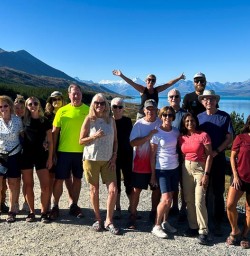 Group tour in Aoraki Mt Cook National Park 20JAN25