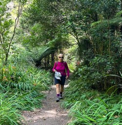 Guest exploring Karangahake Gorge 210125