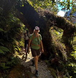 Guest hiking the Milford Track 20JAN25