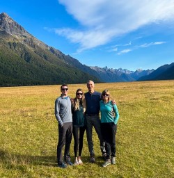 Guests exploring Fiordland National Park 060125 2