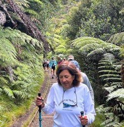 Guests exploring Karangahake Gorge 210125