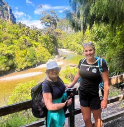 Guests hiking in Paparoa National Park 060125 5