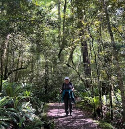 Guests hiking the Kepler Track 060125 4
