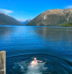 Guests swimming in Nelson 060125