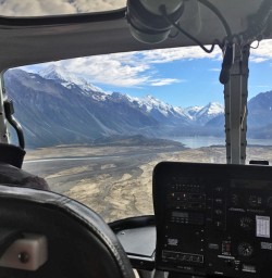 Heli Flight to Tasman Glacier