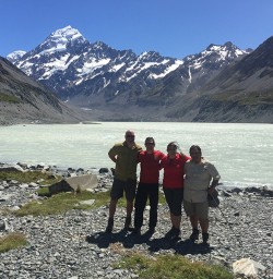 Hiking Group at Hooker Lake