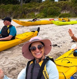 Kayak Cathedral Cove 11FEB25