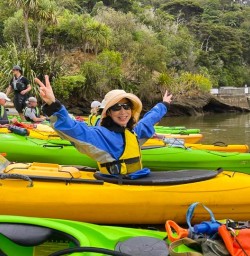 Kayak in Queen Charlotte Sound M03MAR25