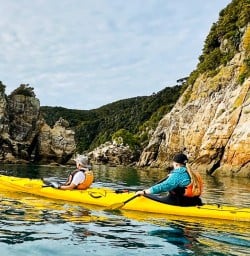 Kayaking in Abel Tasman National Park 24MAR25