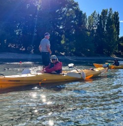 Kayaking on Lake Wanaka 17FEB25
