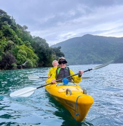 Kayaking tour in Queen Charlotte Sound 17FEB25