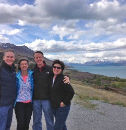 Cloudy skies and Lake Pukaki