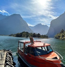 Milford Sound water taxi 20JAN25