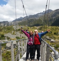 Walking in Mount Cook National Park