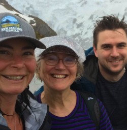 Mount Cook guide and guests