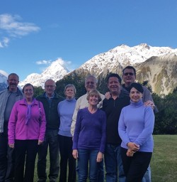 Mt Cook view from Hermitage Hotel