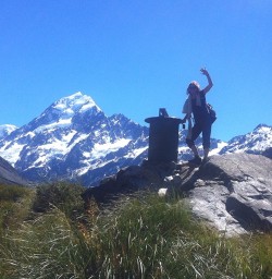 Hiking at Mt Cook