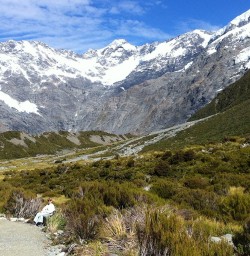 Walking track Mt Cook
