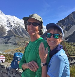 Mueller Glacier Lake View