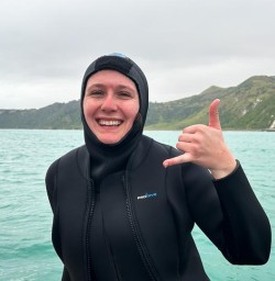 Kaikoura Peninsula dolphin swim 20JAN25
