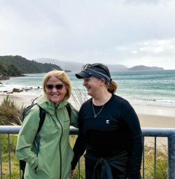 Happy guests on Stewart Island