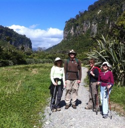 Hiking near Punakaiki