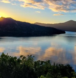 Queen Charlotte Sound sunset 03FEB25 2