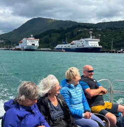 Queen Charlotte Sound water taxi 03FEB25 2