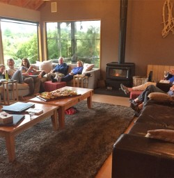 Relaxing at Martins Bay Lodge