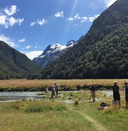 Routeburn Flats lunch spot